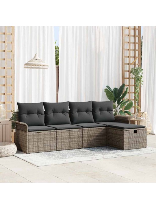 Aia diivanikomplekt 5 tk hall 251 x 117 x 85 cm polürooster