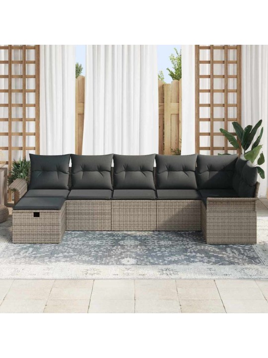 Aia diivanikomplekt padjaga 7 tk hall 297.5 x 132.5 x 85 cm