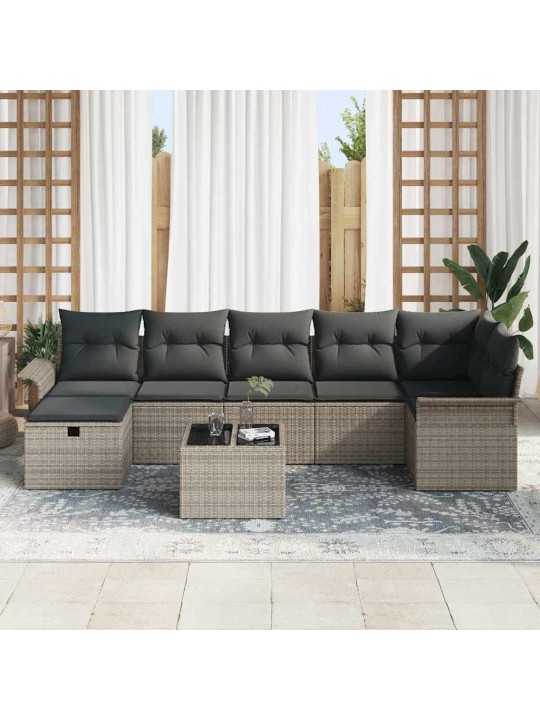 Aia diivanikomplekt padjaga 8 tk hall 297.5 x 132.5 x 85 cm