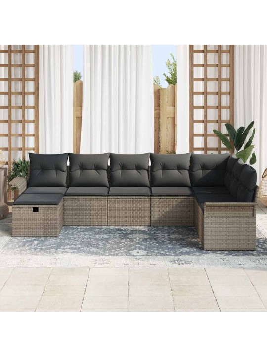 Aia diivanikomplekt padjaga 8 tk hall 297.5 x 187.5 x 85 cm