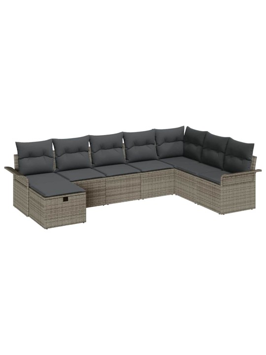 Aia diivanikomplekt padjaga 8 tk hall 297.5 x 187.5 x 85 cm