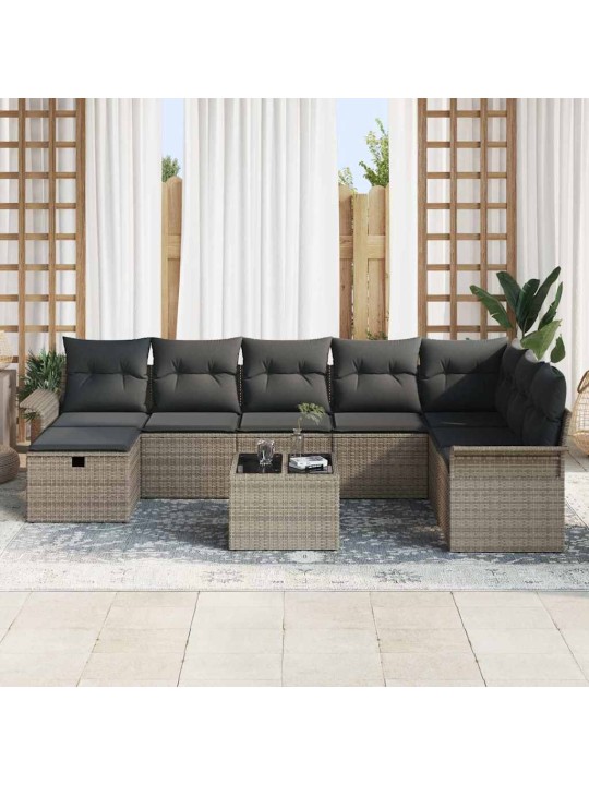 Aia diivanikomplekt padjaga 9 tk hall 297.5 x 187.5 x 85 cm