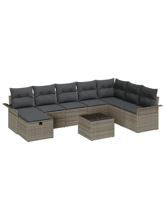 Aia diivanikomplekt padjaga 9 tk hall 297.5 x 187.5 x 85 cm