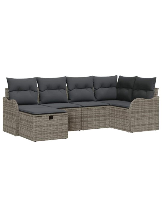 Aia diivanikomplekt padjaga 6 tk hall 232.5 x 122.5 x 85 cm