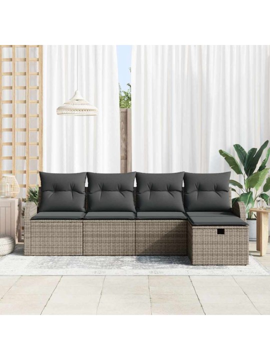 Aia diivanikomplekt 5 tk hall 234 x 117 x 85 cm polürooster