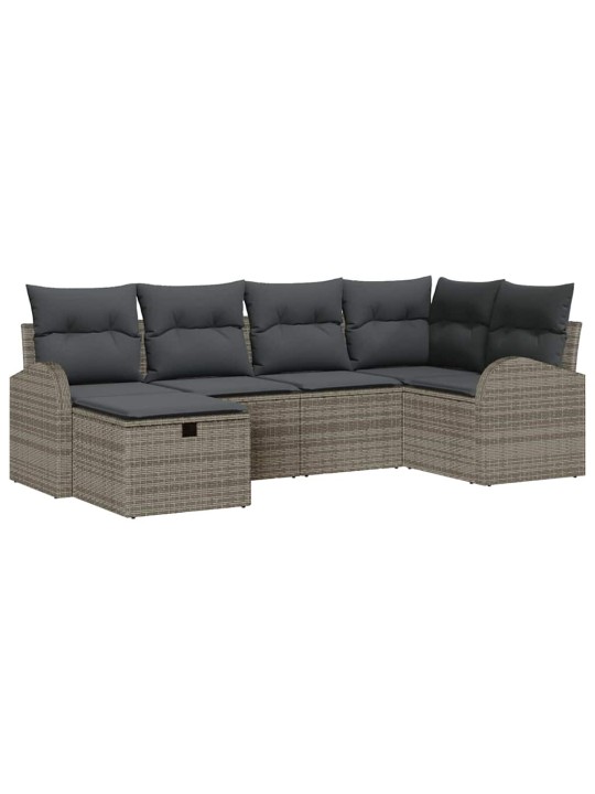 Aia diivanikomplekt 6 tk hall 234 x 124 x 85 cm polürooster