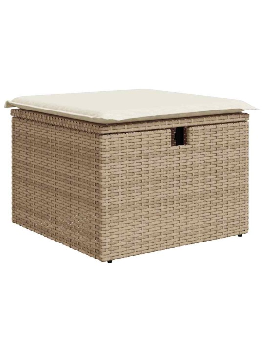 Aia diivanikomplekt 4 tk beež ja kreemjas 175 x 117 x 85 cm