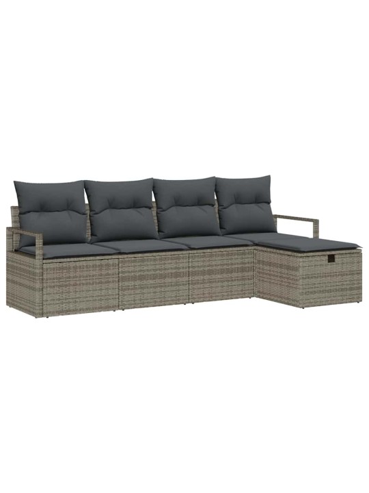 Aia diivanikomplekt 5 tk hall 230 x 117 x 85 cm polürooster