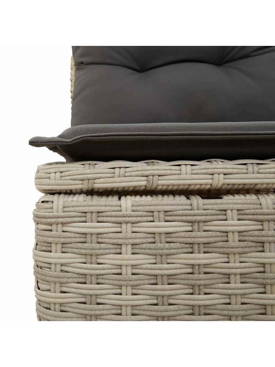 Aia diivanikomplekt padjaga 8 tk helehall 287 x 122 x 85 cm