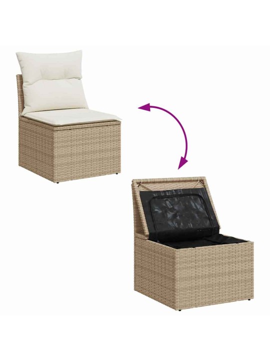 Aia diivanikomplekt 5 tk beež 233 x 117 x 85 cm polürooster