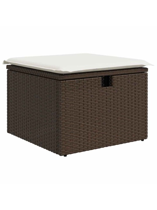 Aia diivanikomplekt 4 tk pruun 55 x 62 x 69 cm polürooster