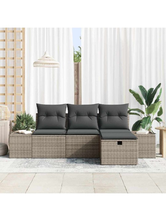 Aia diivanikomplekt 4 tk hall 55 x 62 x 69 cm polürooster