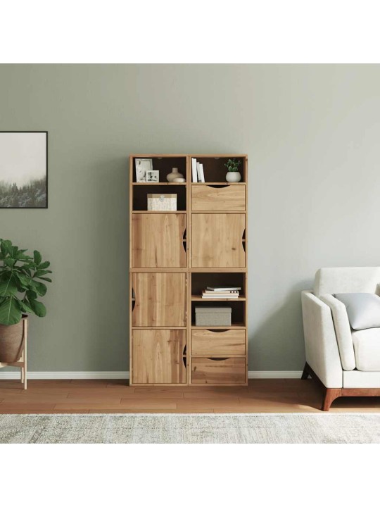KÜLGKAPID 4 TK ODDA, 40X24X79 CM TÄISPUIDUST MÄND