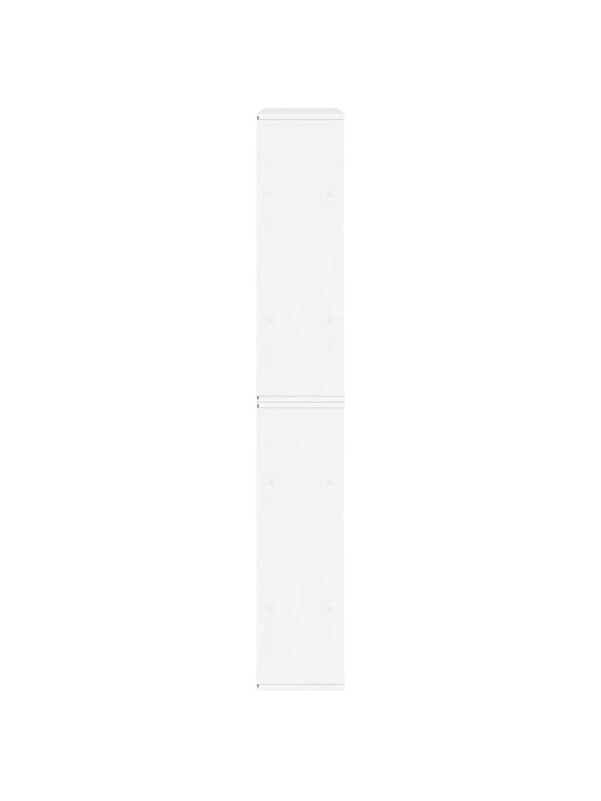 KÜLGKAPID 5 TK ODDA, VALGE, 40X24X79 CM TÄISPUIDUST MÄND
