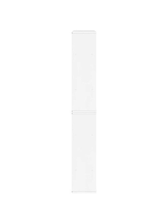 KÜLGKAPID 5 TK ODDA, VALGE, 40X24X79 CM TÄISPUIDUST MÄND