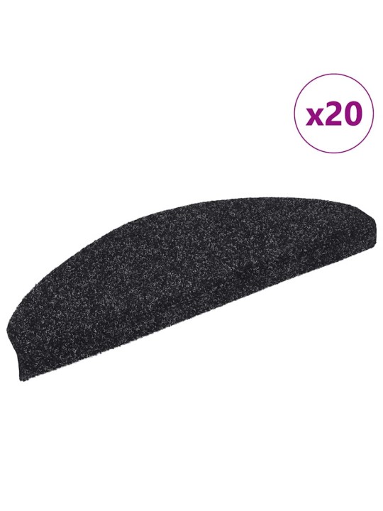 ISEKLEEPUVAD TREPIMATID, 20 TK, MUST, 65X21X4 CM