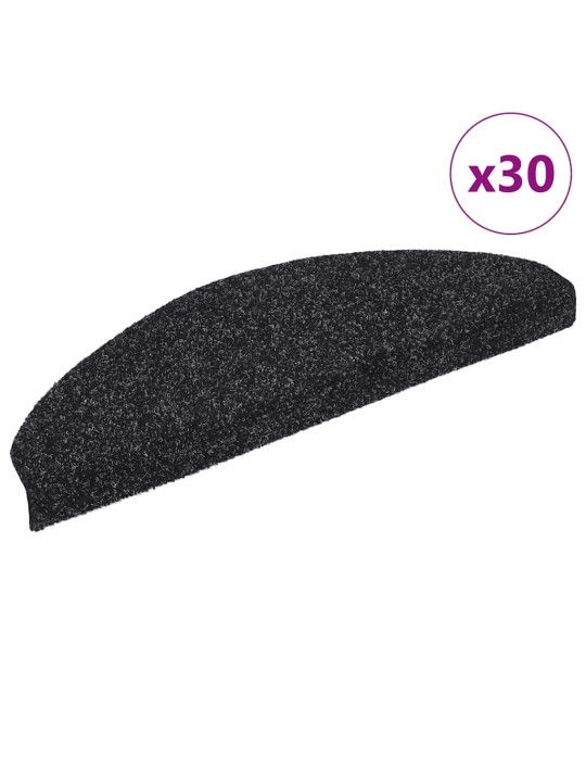 ISEKLEEPUVAD TREPIMATID, 30 TK, MUST, 65X21X4 CM