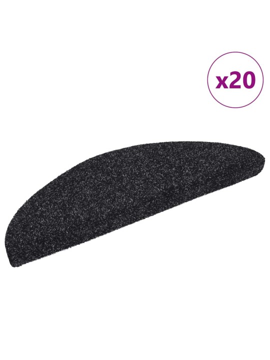 ISELIIMUVAD TREPIVAIBAD 20 TK, MUST, 56 X 17 X 3 CM