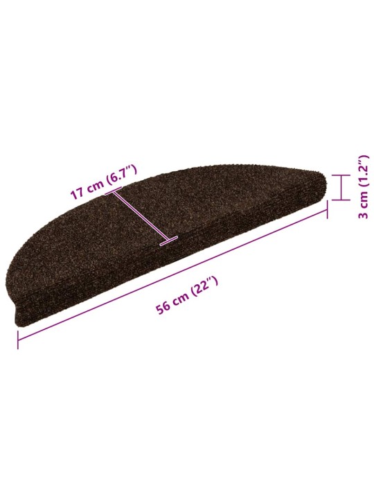 ISELIIMUVAD TREPIVAIBAD, 20 TK, PRUUN, 56 X 17 X 3 CM