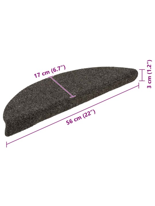 ISELIIMUVAD TREPIVAIBAD 20 TK, ANTRATSIITHALL, 56 X 17 X 3 CM