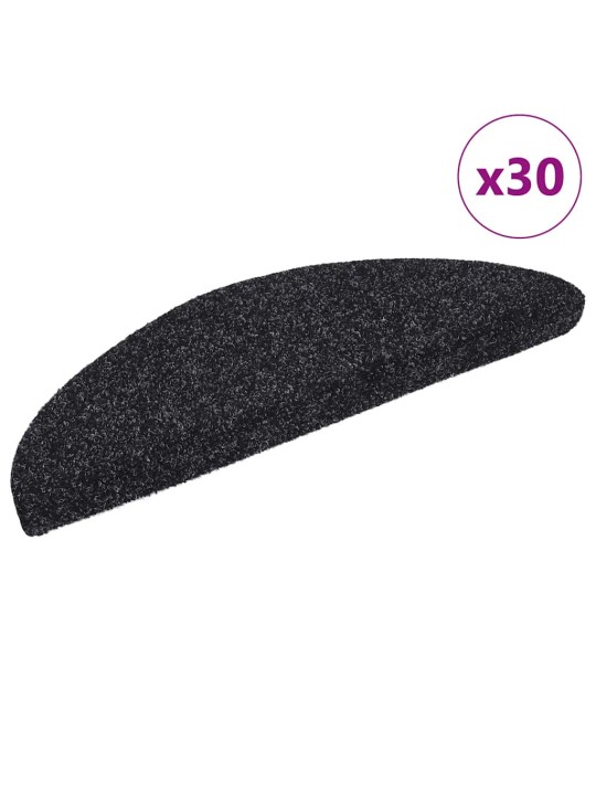 ISELIIMUVAD TREPIVAIBAD 30 TK, MUST, 56 X 17 X 3 CM