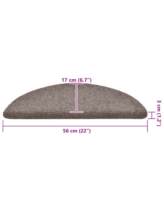 ISELIIMUVAD TREPIVAIBAD, 30 TK, KREEM, 56 X 17 X 3 CM