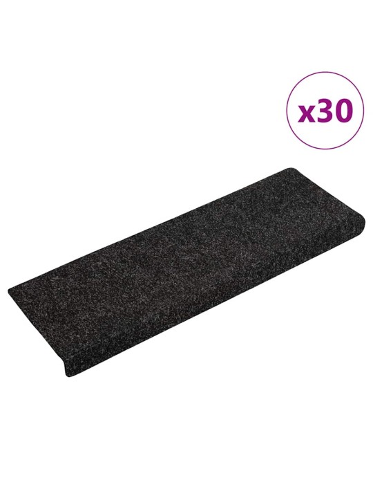 ISEKLEEPUVAD TREPIMATID, 30 TK, MUST, 65X21X4 CM