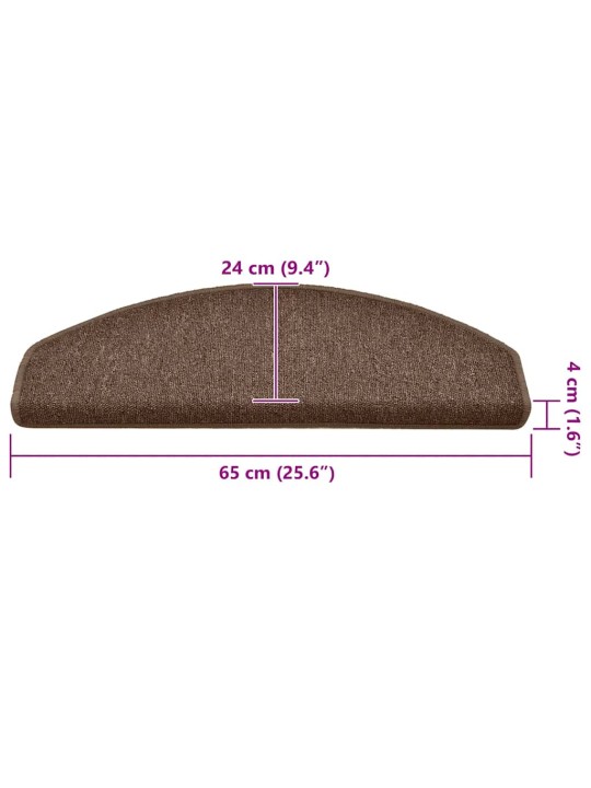 TREPIMATID 30 TK PRUUN 65X24X4 CM