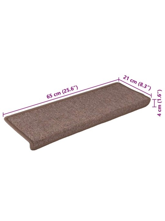 TREPIMATID 30 TK, 65 X 21 X 4 CM, PRUUN