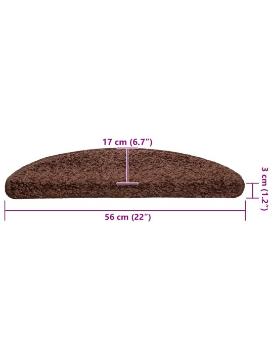 TREPIMATID 30 TK PRUUN 56X17X3 CM