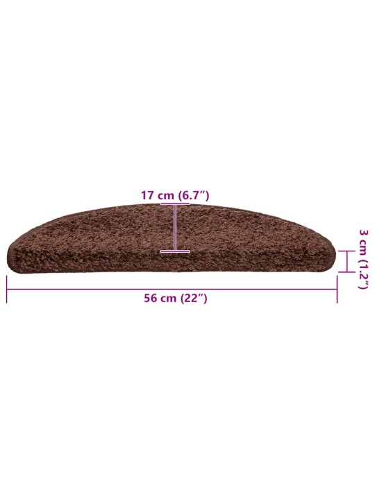 TREPIMATID 20 TK PRUUN 56X17X3 CM