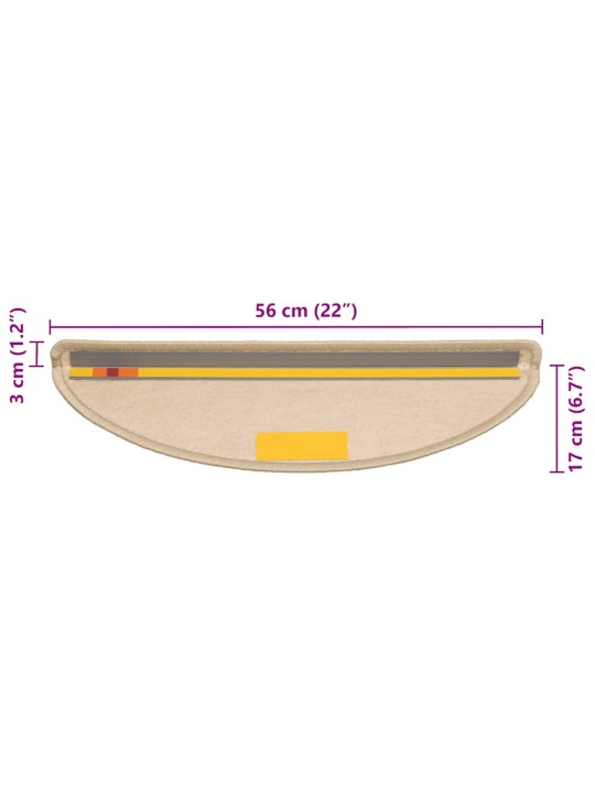 ISEKLEEPUV TREPIVAIP, 30 TK, 56X17X3 CM, TUMEBEEŽ