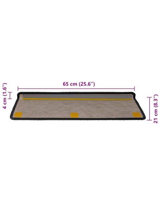ISEKLEEPUV TREPIVAIP, SISAL, 30 TK, 65X21X4 CM, ANTRATSIIT