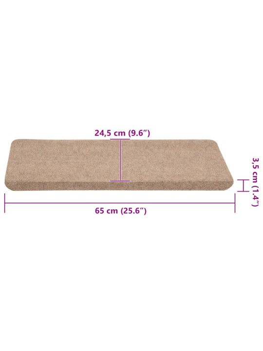 ISEKLEEPUV TREPIVAIP, 30 TK, BEEŽ 65X24,5X3,5 CM