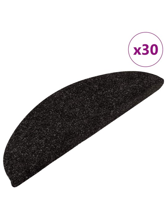 ISELIIMUVAD TREPIVAIBAD 30 TK, MUST, 56 X 17 X 3 CM