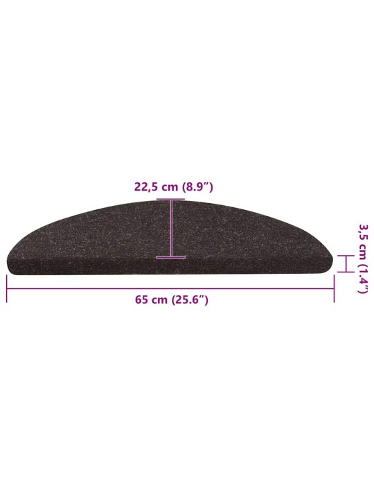 ISELIIMUVAD TREPIVAIBAD 20 TK, MUST, 65 X 22,5 X 3,5 CM