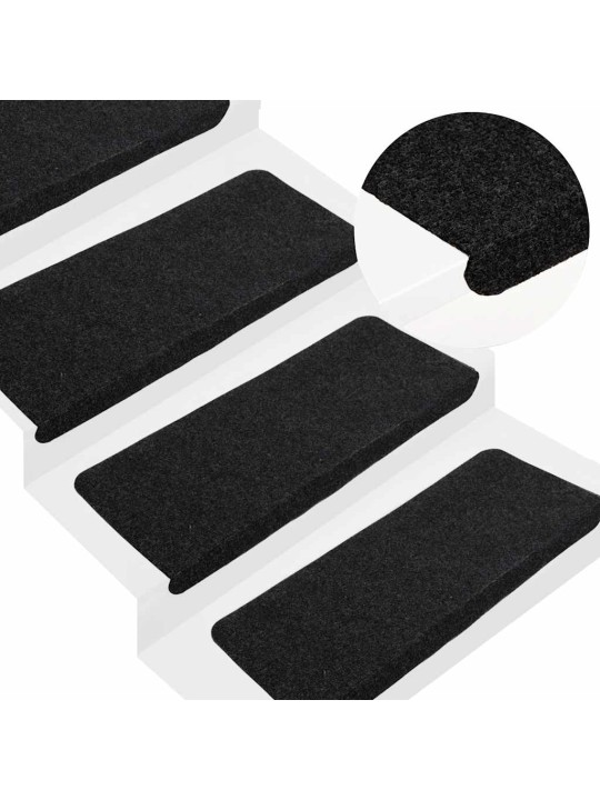 ISEKLEEPUVAD TREPIMATID, 30 TK, MUST, 65X24,5X3,5 CM