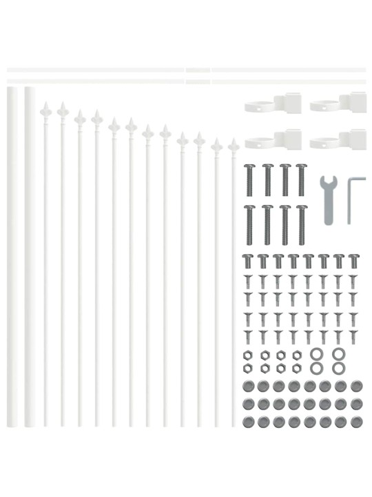 Aiapaneel valge 340 x 75 cm