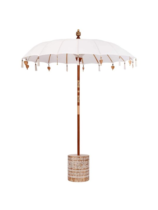 Balilaste parasiil kreemjas 180-190 cm puuvill, massiivne puit