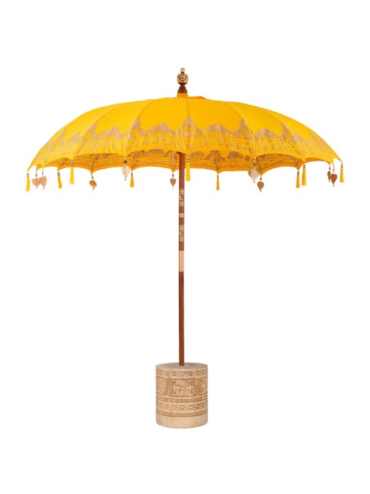 Balilaste parasiil kollane 210-220 cm puuvill, massiivne puit