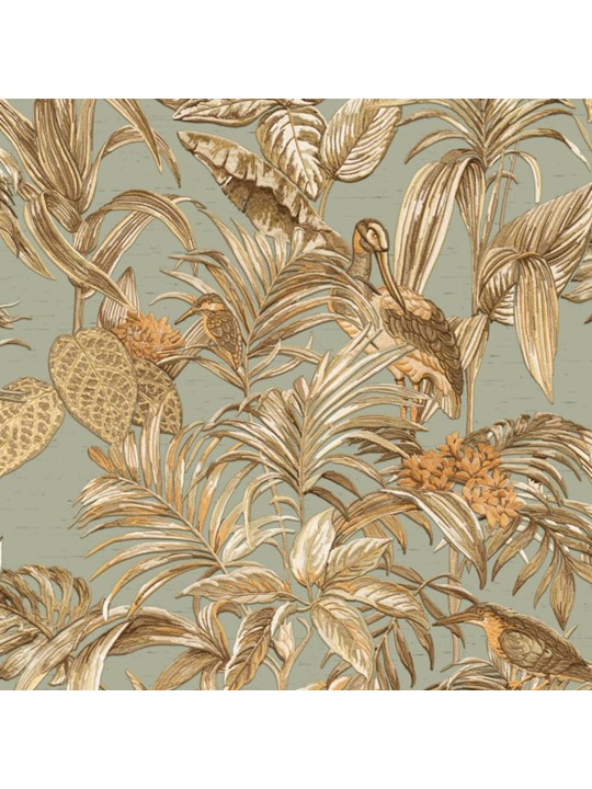 Dutch wallcoverings tapeet "bird-of-paradise", sinakas