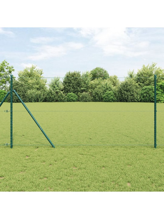 AIAPIDUDE KOMPLEKT 2 TK ROHELINE PVC KAETUD TERAS 25 X 1.2 M