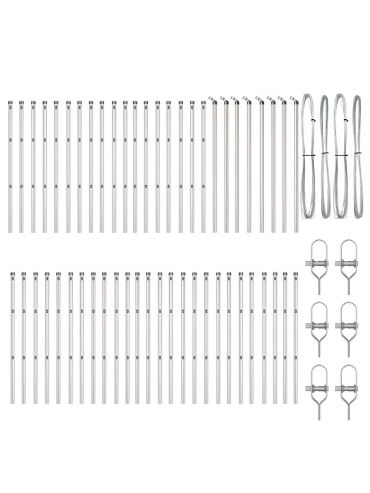 AEDAPOSTID 52 TK Ø32 MM 100 CM GALVANISEERITUD TERAS