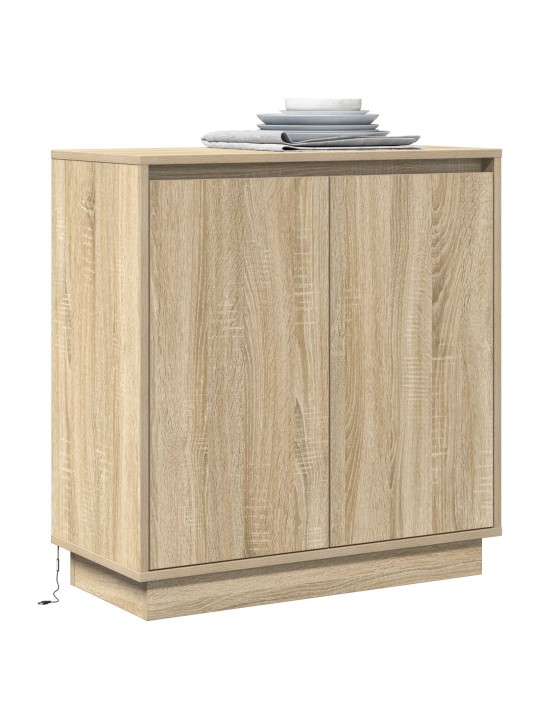 VÄLJAKÜLMIK LED-VALGUSTUSEGA SONOMA TAMME VÄRVIGA - 71 X 34.5 X 75 CM - TEHISPUIDUST