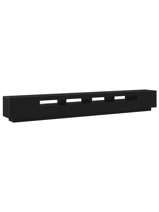 TV KAPP LED VALGUSEGA MUST DUBLEERITUD 300X35X40 CM TÖÖDELDUD PUIT