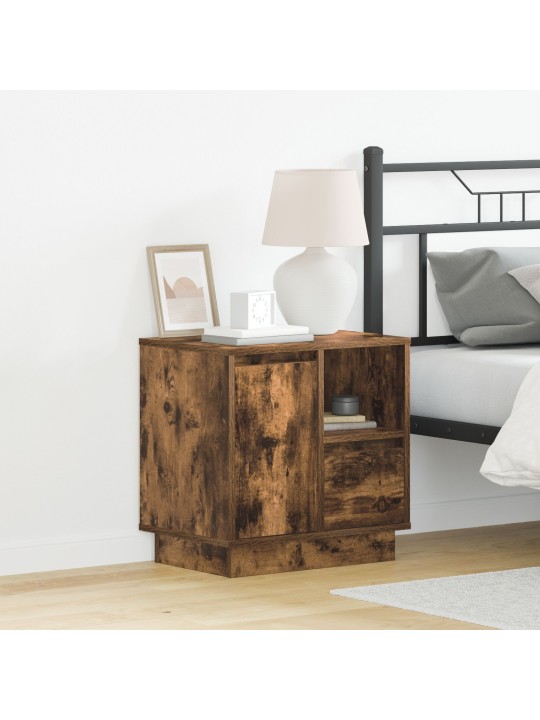 ÖÖKAPPIDEGA LED-VALGUS 2 TK SUITSUTATUD TAMM 50X34,5X50 CM