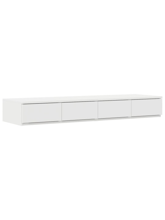 VOODI SAHTLID VALGE 120X36,5X16,5 CM TÖÖDELDUD PUIT