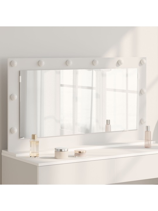 VALGUSTPEEGEL LED TULED VALGE 100X55X18 CM