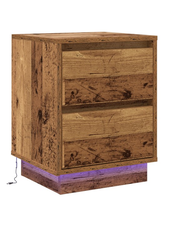 ÖÖKAPP LED VALGUSTITEGA VANA PUIT 39X34.5X50 CM