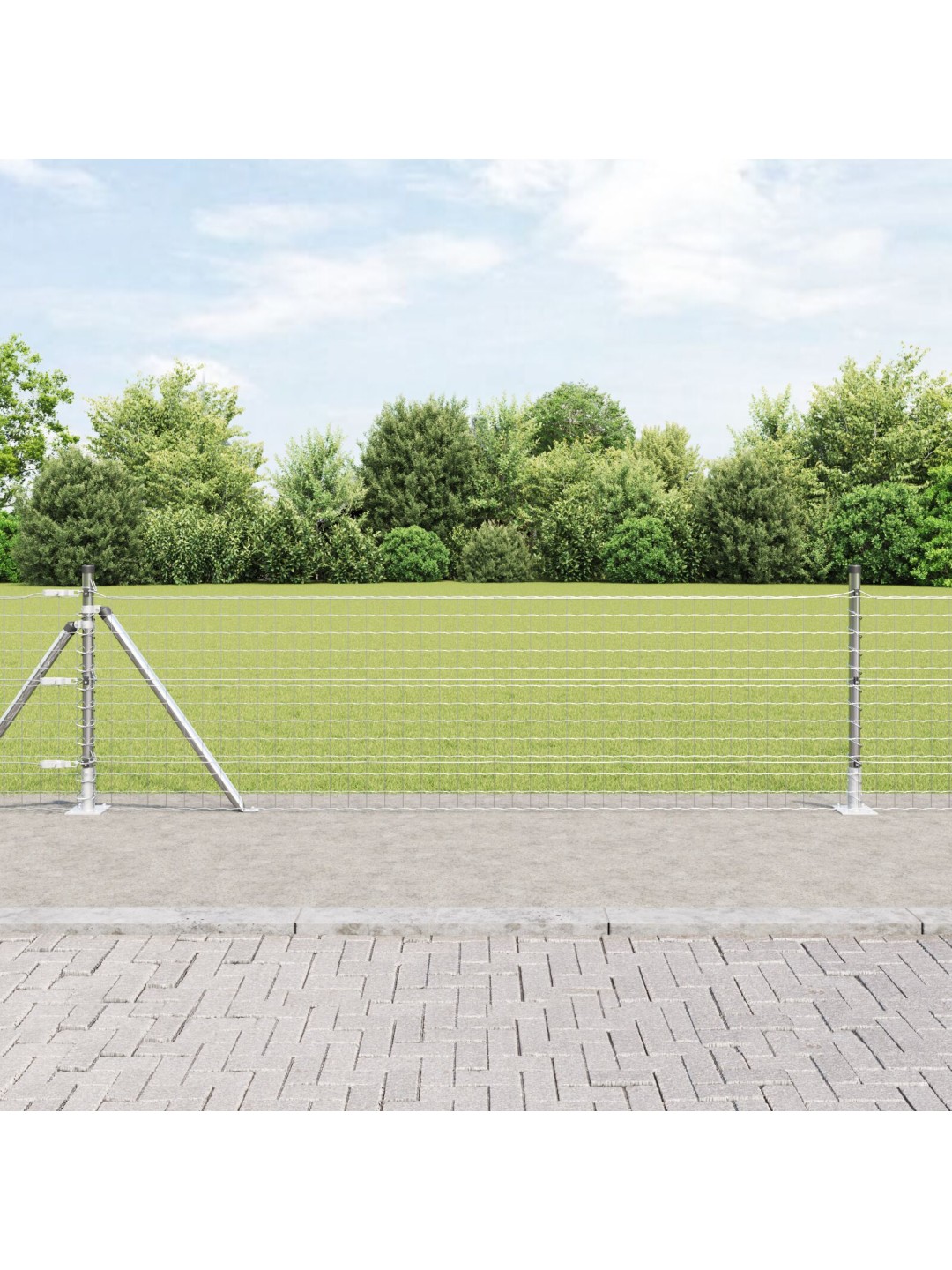 AEDAPOSTID BAASPANEELIDEGA 7 TK Ø32MM 70CM TSINKTERASE